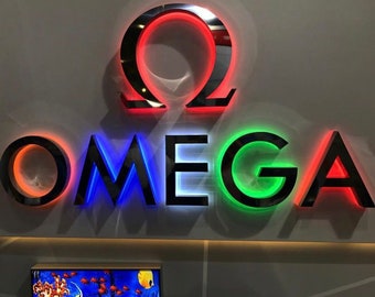 Backlit 3D Logo Sign, LED Business Personalized Office & Storefront Signage - Fully Custom Made