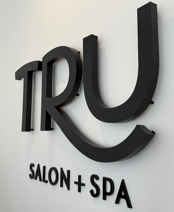 Custom 3D Metal Logo Sign, Office Logo Sign, Laser Cut Business Logo, Reception Sign, Company Branding