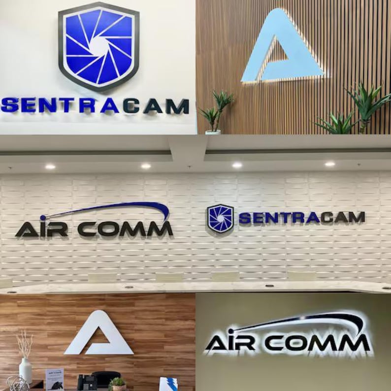 custom logo sign office sign