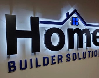 3D Metal Sign Example