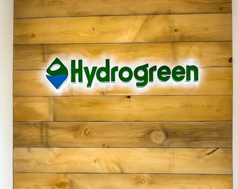 Laser Cut Metal Letters - 3D Business Logo Sign - Custom Office Wall Decor