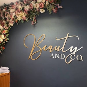 Custom Laser Cut Sign ,Office Sign ,Beauty Salon Sign Business Sign, Laser Cut, Office Sign for Wall,signs