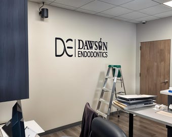 Custom Laser Cut Clinic Logo Sign - Doctor Lobby Signage - Sign with Raised 3D