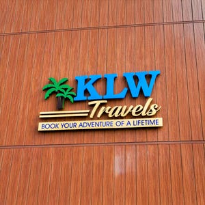 custom logo sign outdoor sign