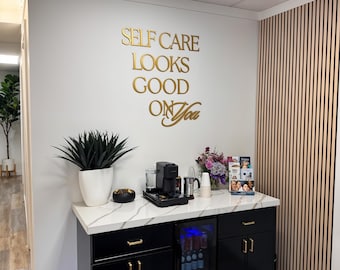 Laser Cut Logo Sin, Beauty Salon Sign - Business Sign with 3D Raised Design