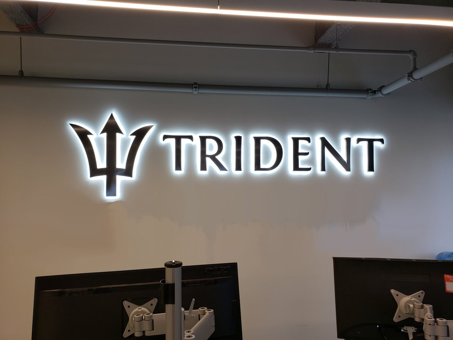 3D Led Logo Sign Custom Backlit Sign for Business Light Etsy