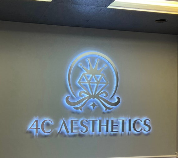 Company Logo Signs Custom 3D Led Backlit Letters