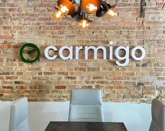 3D Acrylic Business Wall Sign - Custom Logo Lettering for Corporate Office & Meeting Room Decor