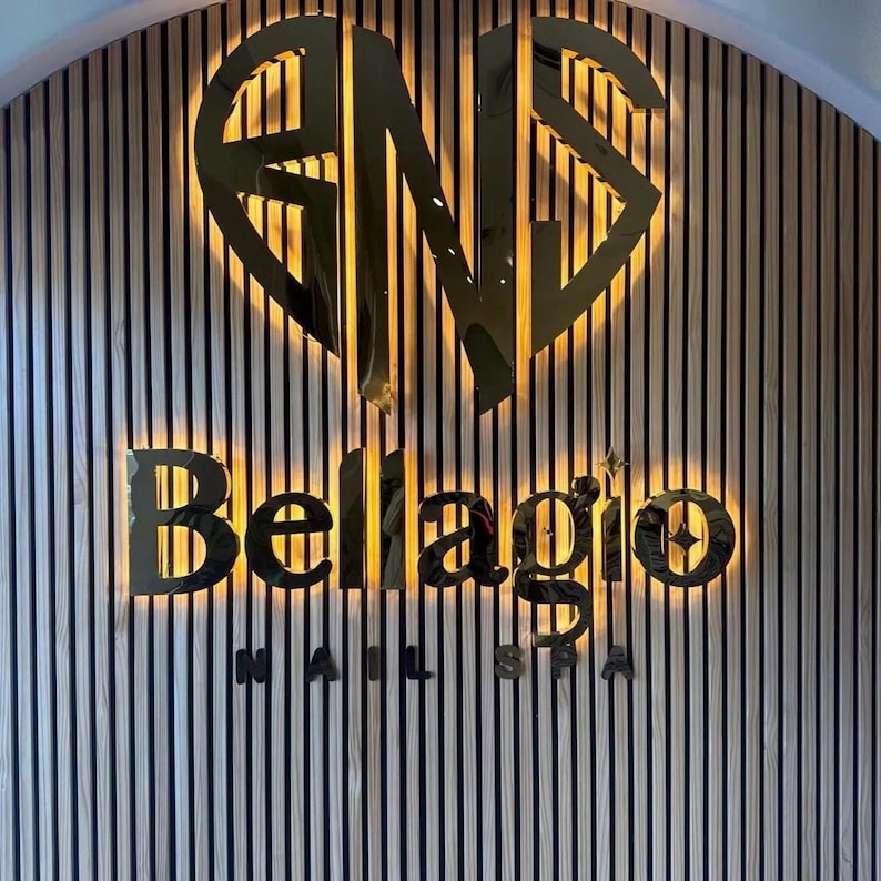 Waterproof 3D Metal LED Letters, Retail Shop Name Light Sign - Etsy