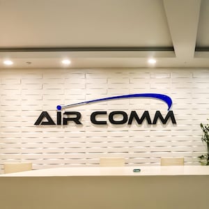 Personalized Office Sign - Custom Metal or Acrylic Logo Sign & Business Branding Wall Decor, Sign for Professionals