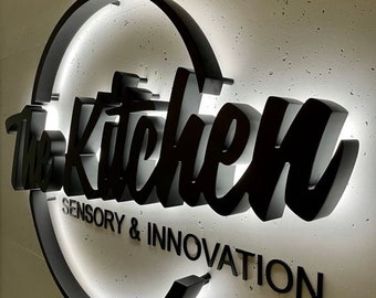3D Backlit Sign 