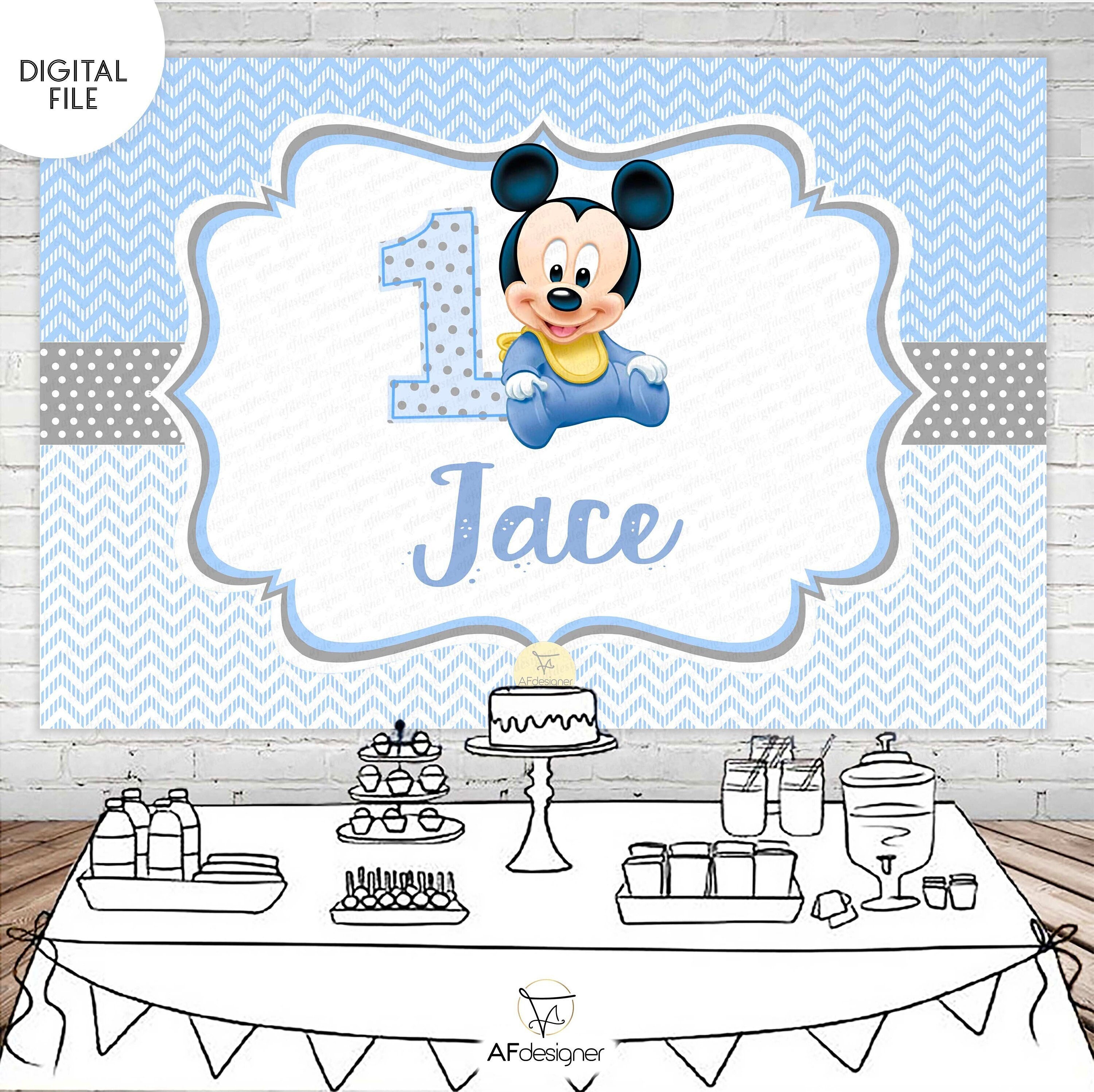 Digital Baby Mickey Mouse Party Backdrop Printable Baby Etsy Mexico Digital Baby Mickey Mouse Party Backdrop Printable Baby Etsy Mexico