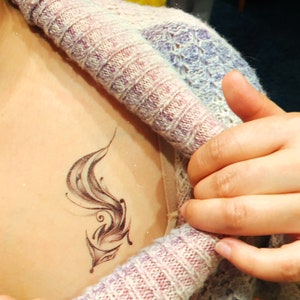 Fox Tattoo, Waterproof Temporary Tattoo