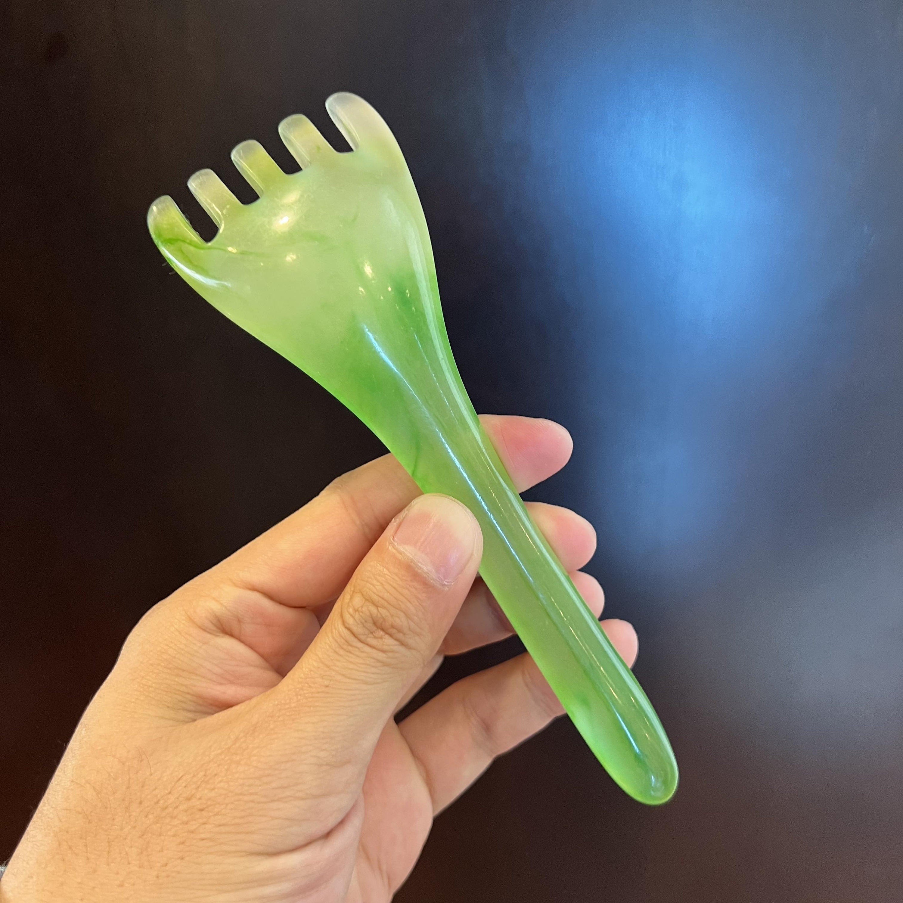 Beeswax Massage Wand, Stress Relief Body Comb, Head Massage Comb, Great Massage Gift, Size: 6.3*2*1.2"