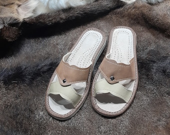 US Women's slippers  genuine leather