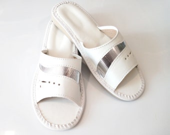 US Women's sandals made of natural leather