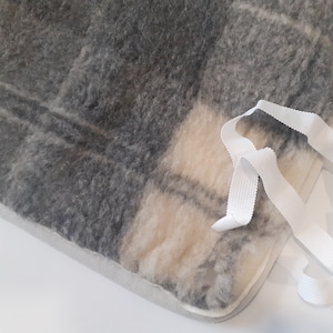 Calentador de riñón de lana merino natural | cinturón merino médico | Cinturón de ciática - Dolor de espalda baja