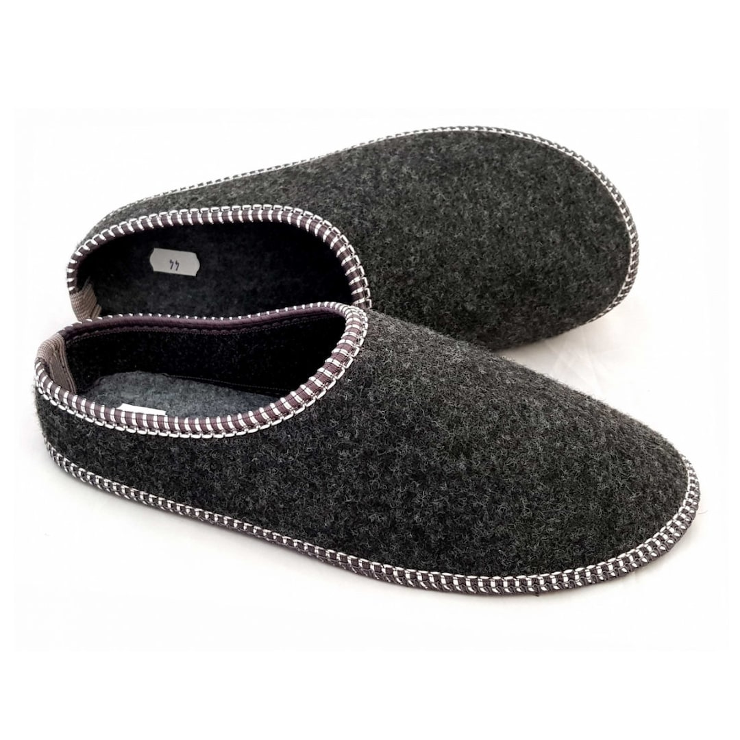 mens felt slippers
