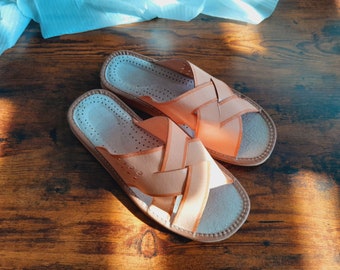 Men's sandals / slippers genuine leather