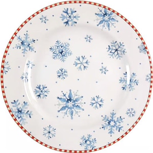 Vintage - Debbie Mumm van Sakura - Collectie &#39;Snowflake&#39; - kerstservies