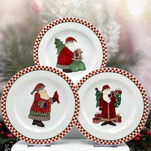Vintage - Debbie Mumm van Sakura - &quot;Magic Of Santa&quot; - Collectie - Kerstservies