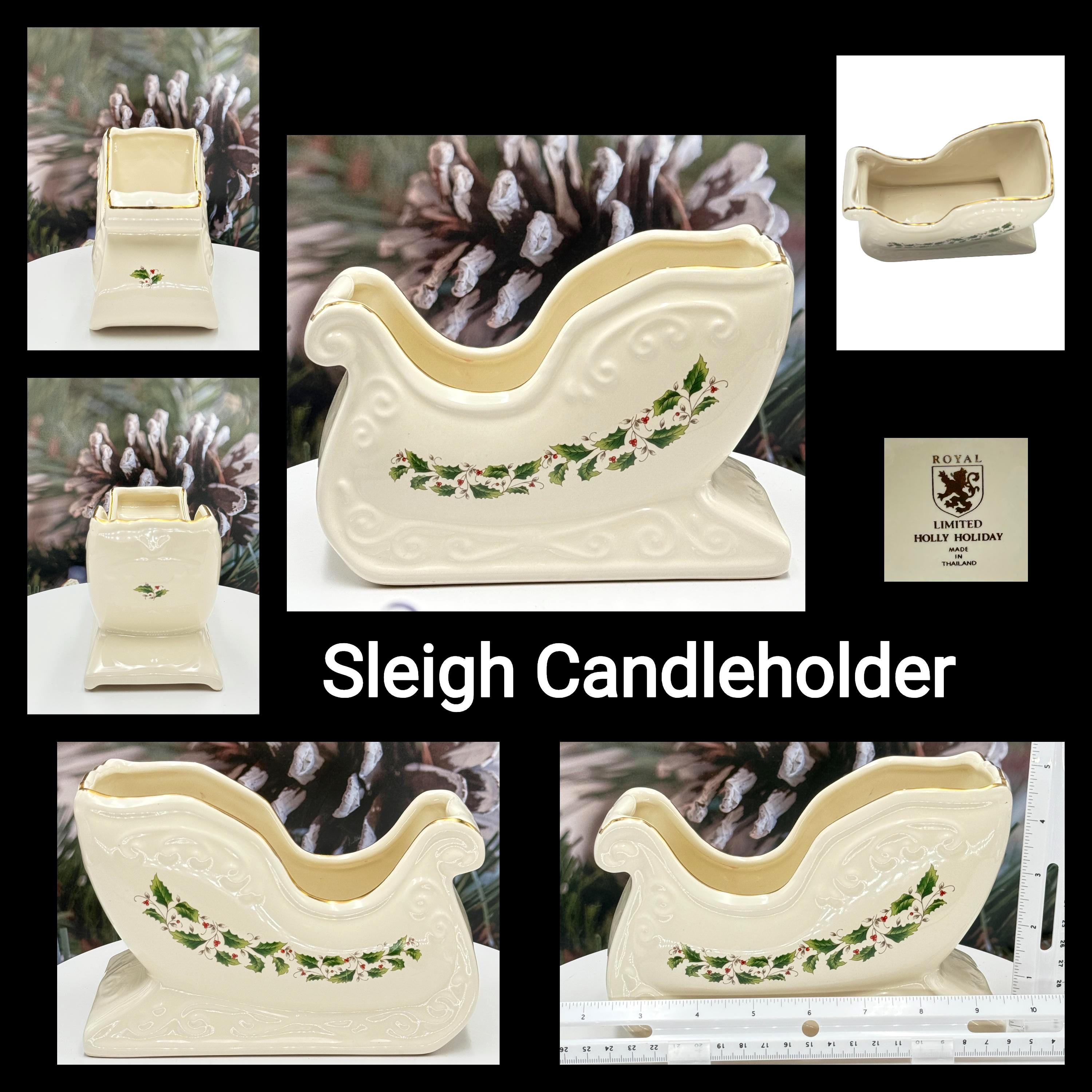 【美品】英国製　ロイヤルスタッフォード★Holly Night★ペアセット 美品】英国ロイヤルスタッフォード☆Holly Night☆ペアセット 【公式通販】