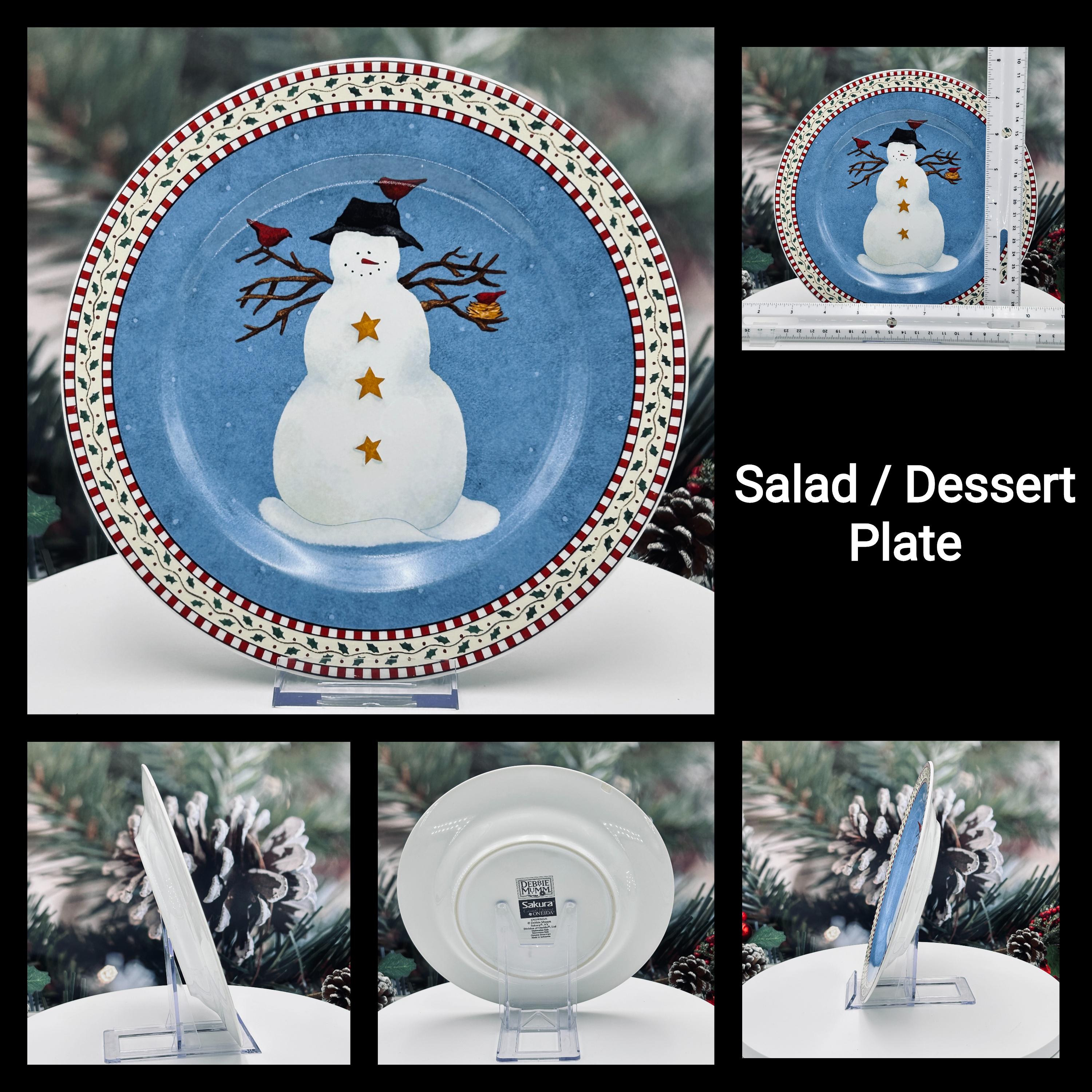 ❁⃘*.゜さくら❁⃘*.゜EMPIRE すのチル snowman Vintage - Debbie Mumm - Sakura Snowman Dinnerware