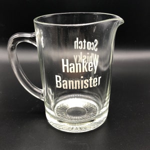 Vintage - Hanky Bannister - Scotch Whiskey Pitcher – Collectible Barware
