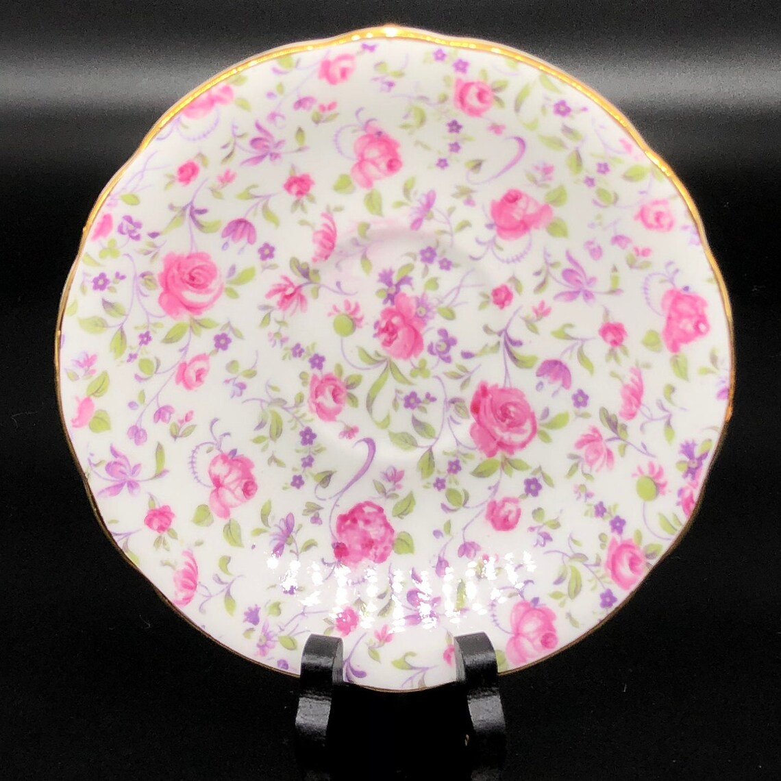 Clarence Bone China Teacup and Saucer Briar Rose Etsy