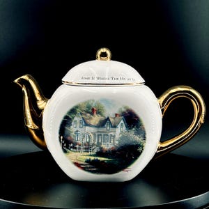 Vintage - Thomas Kinkade "Home Is Where The Heart Is II" Tekanna – Painter of Light