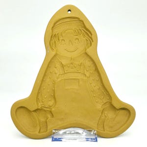 Vintage - Brun påse kakkonstform – "Raggedy Andy" - 1986 – Samlarobjekt