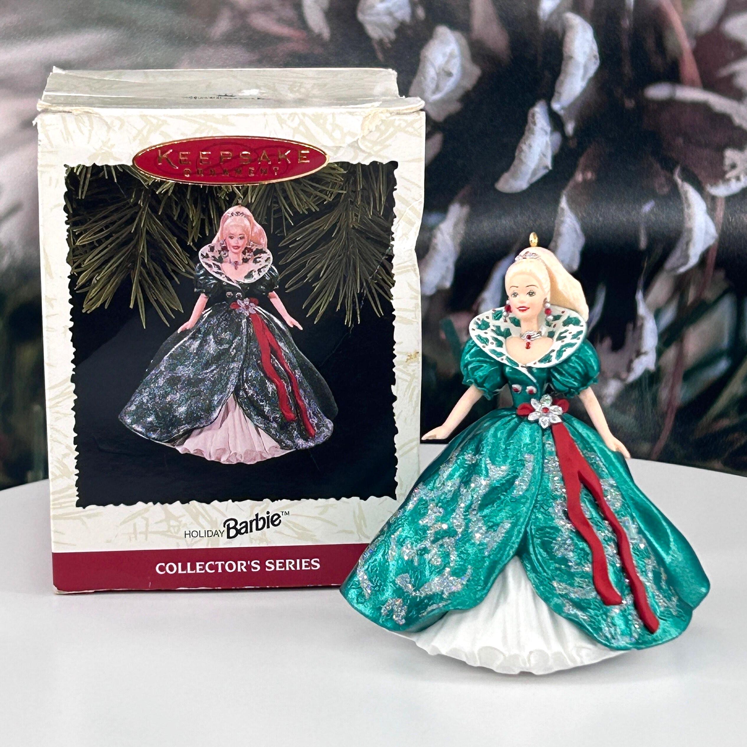 Vintage - Hallmark - Keepsake Ornament - " Holiday Barbie " -  Collector Series -  #3 In Series - 1995
