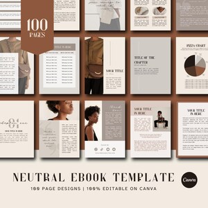 Neutral Ebook Design | Canva Template