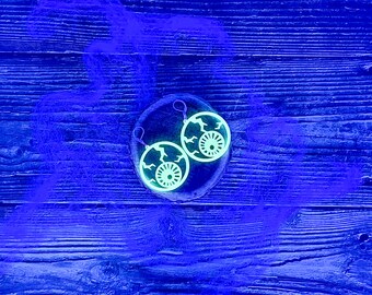 Eye See You Earrings | Glow in the Dark Jewelry | Spooky Halloween Accessories