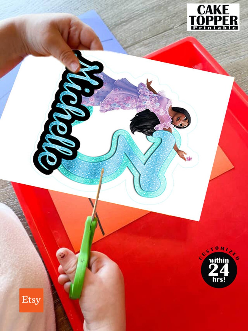 Isabella Encanto Cake Topper Encanto Birthday Party Encanto Etsy Schweiz