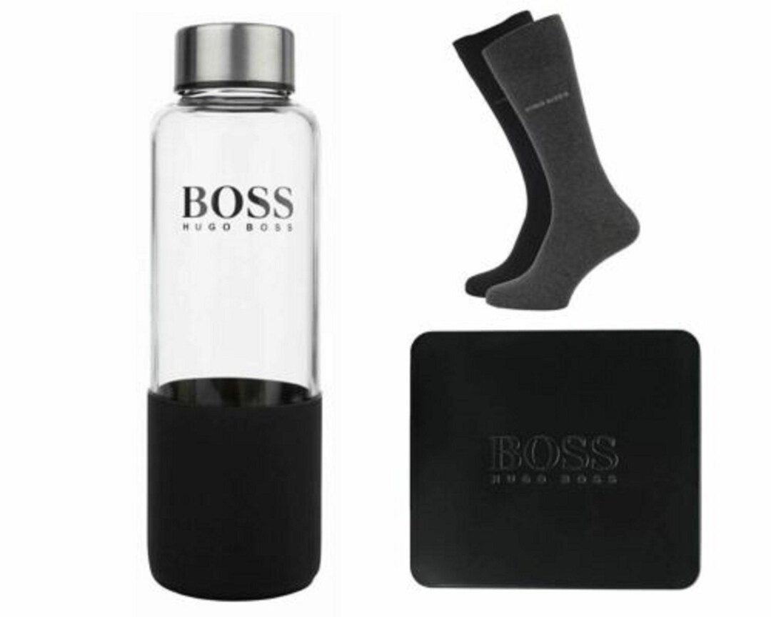 Hugo Boss Mens Socks Gift Set Branded Metal Tin Socks With Etsy UK