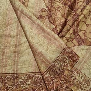 Vintage Silk Sari: 100% Pure Silk Fabric, 5 Yard Saree