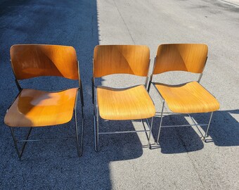 Vintage David Roland 40/4 Brentwood Modern MID Century Stackable Chair (Shipping NOT Free)
