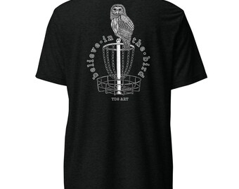 Credi nella maglietta da golf Bird Disc