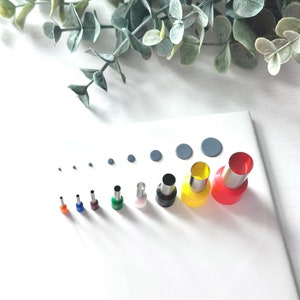 Mikro Kreise | Polymer Clay Cutter | Ohrring & Schmuck Maker Zubehör