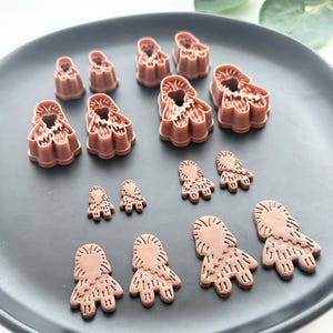Brauner Pelzfreund | Polymer Clay Cutter | Ohrring & Schmuck Maker Zubehör