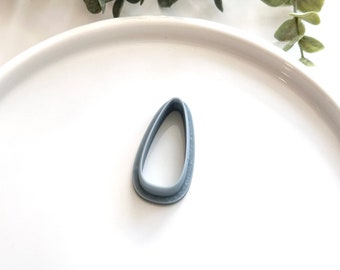 Long Rounded Triangle Teardrop | Polymer Clay Cutter