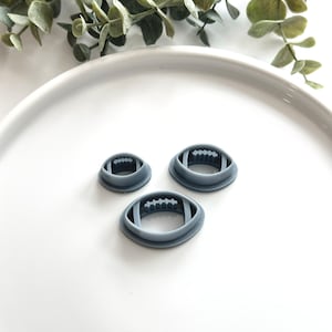 Football | Polymer Clay Cutter | Earring & Jewelry Maker Supplies