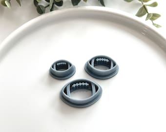 Football | Polymer Clay Cutter | Earring & Jewelry Maker Supplies