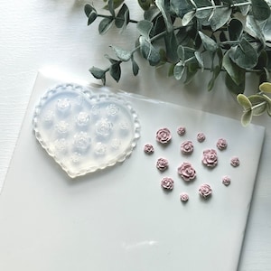 Micro Roses Mold | M02 | Silicone Mold | Polymer Clay Tool | Flowers