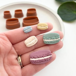 Macaron | Polymer Clay Cutter | Tillbehör för örhängen och smyckestillverkning