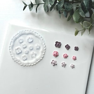 Micro Floral Dream Mold | M08 | Silicone Mold | Polymer Clay Tool | Flowers