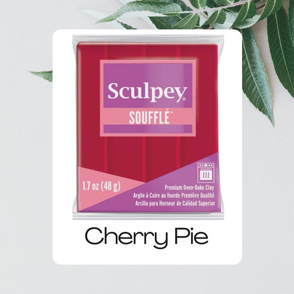 Cherry Pie 1.7oz | Sculpey Soufflé | Polymer Clay