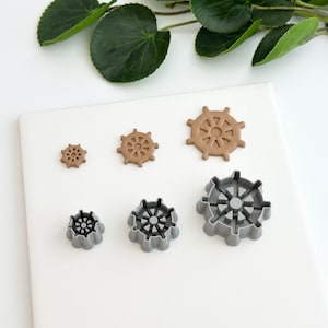 Ship Wheel | Polymer Clay Cutter | Earring & Jewelry Maker Supplies