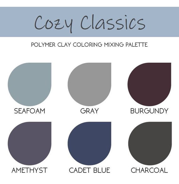 Polymer Clay Color Recipes, Sculpey Premo